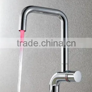 HM-U011 Factory Supply Ornate Basin Faucet With LED Light,,kitchen Waterfall Faucet thumbnail-1