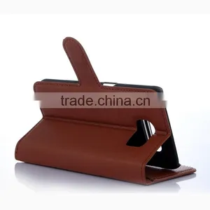 Low Price China Mobile Phone Leather Wallet Stand Case For Samsung Galaxy S6 Edge thumbnail-4