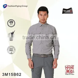 Men Light Gray Casual Shirt(3M15B62 ) thumbnail-1