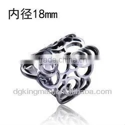 2013 Stylish Rings 925 Sterling Silver Rings Hollow Out Rings Without Crystal thumbnail-1