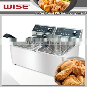 2016 New Product Exclusive 16L Potato Chip Fryer With Two Tanks Hotel Equipment thumbnail-3