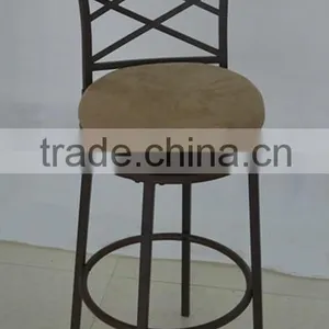 Wholesale Iron Steel Banquet Chair Furniture Famous Design Indoor Wrought Iron Chairs for Sale thumbnail-5