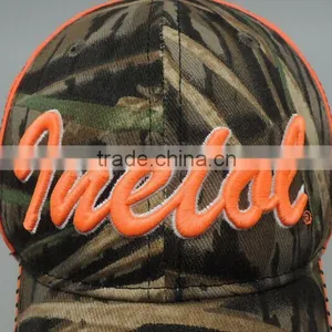 2016 6 Panels Structured Custom Brand 3d Embroidery Camo Caps thumbnail-5