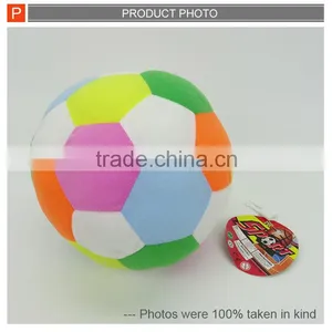 6 Inch Stuffed Fabric Color Ball With Bell for Baby thumbnail-5