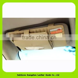 1500 CD Set Car CD Bag Car Tissue Boxes Leather Multifunction Car Sun Visor thumbnail-5