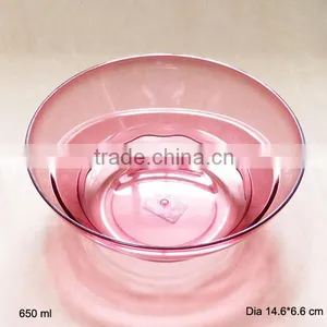 Clear Bpa Free Salad Bowl, Set of 3 thumbnail-2