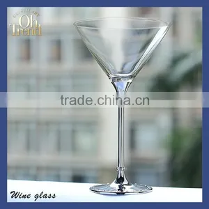 Delicate High Base Metal Handmade Whiskey Glass Cup Wendding thumbnail-3
