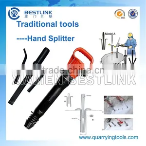 Quarry Stone Block Splitting Manual Forging Hammer Wedge thumbnail-1