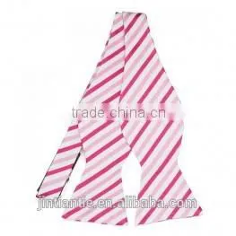 2016 Cheap Striped Silk Bow Ties Self Tie for Sale thumbnail-5
