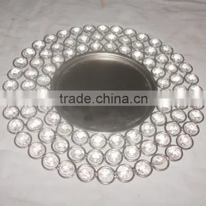 Crystal Charger Plate, Wedding Charger Plate thumbnail-1