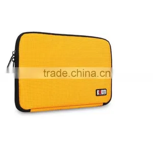 2015 Waterproof BUBM Yellow Cable Storage Bag/USB Flash Drive Bag/good Looking Women Hand Bag thumbnail-1