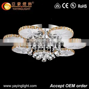 Simple Modern Hotel Room Crystal Led Ceiling Lamps, Modern Luxury Crystal Ceiling thumbnail-1