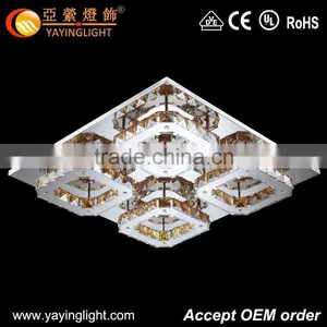 Stainless Steel Crystal Lighting Lamp Ceiling,stainless Steel Crystal Ceiling Lamp Modern House Design thumbnail-1