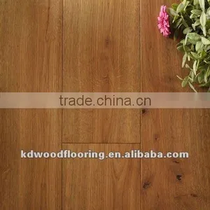 Wire Brushed Smoked Multi-layer Oiled Oak Wood Floors thumbnail-1