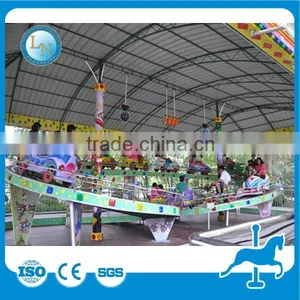 Discount! Outdoor Amusement 20 Seats Electric Mini Shuttle Track Train for Kids thumbnail-5