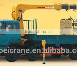 Hand Operated Lifting Equipment on Truck, Model No.:SQ16S5, 16ton Truck Crane With Telescopic Booms. thumbnail-1