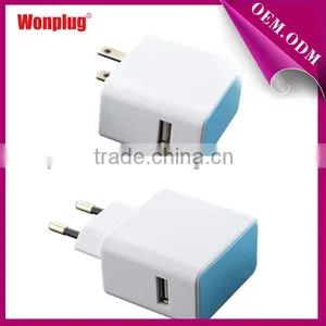 2015 2.1 a Usb Charger Fast Euro Charger Adaptor With Patent Design and CE ROSH FCC thumbnail-1