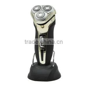 Long Time Charge Men Shaver With Three Individually Floating Rotary Heads thumbnail-4