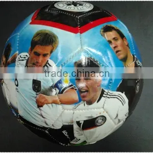 Customized Star Face Photo Soccer Ball/football for Promotion thumbnail-1
