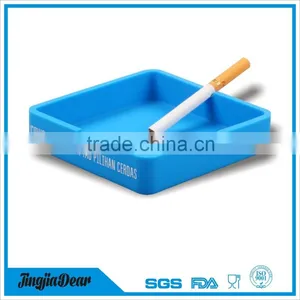 Hot Sale Smokeless Silicone Ashtray , Heat Resistant Square Silicone Ashtray thumbnail-1