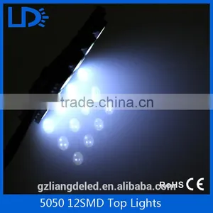 Super Bright High Quality T10 BA9S DC 12v 5050 12smd Bus Reading Light thumbnail-2