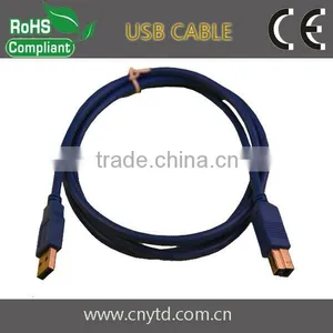 High Speed Usb 3.0 Printer Cable Printer Usb Cable for Galaxy s4 thumbnail-2