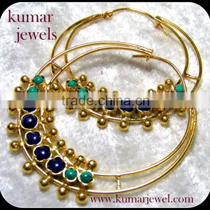 Big Dual Hoop Earring thumbnail-1