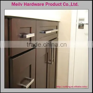 Furniture Fitting Cabinet Drawer 128mm 160mm Stainless Steel Square Bathroom Handles thumbnail-1
