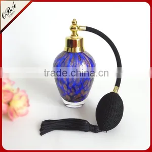 Wholesale Handmade Luxury Air Bag Glass Perfume Bottle , Custom Gasbay Spray Pump Glass Perfume Bottle 70ml thumbnail-1