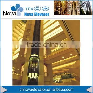 Panoramic Elevator With Gearless Traction Machine thumbnail-1
