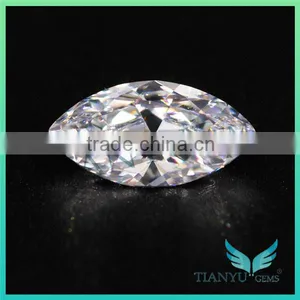 Hot Sale Free Samples Synthetic CZ Stone Wholesale 6*12 White Heat Marquise Cut Loose Cubic Zirconia Price thumbnail-2