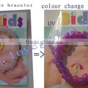 uv Bead Bracelet Colour Change Bracelet Purple Colour thumbnail-1