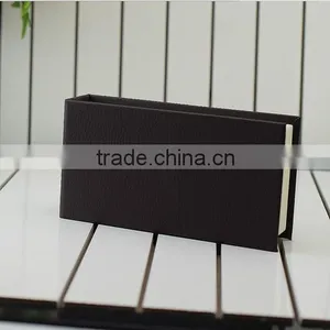 Chinese Factories Wholesale Custom High-grade PU Leather Watch Box, Deep Coffee Color Gift Box thumbnail-3