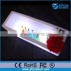 Rgb Color Led Wine Bottle Holder, Waterproof Plastic Led Light up Cooler Ice Box thumbnail-2