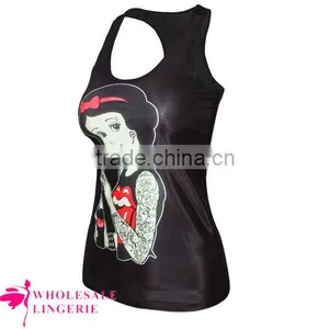 Cool Snow White Tank Top Summer Tank Top Stringer Tank Top Women Wholesale thumbnail-2