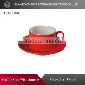 Hot Sale Coffee Cups and Saucers Glaze Cup Set thumbnail-1