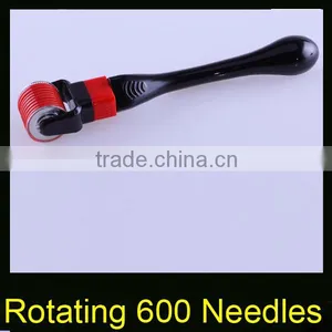 360 Degree Rotational Cosmetic Roller Derma With Disposable Roller Head 600 Needles in Gomma Sterile thumbnail-1