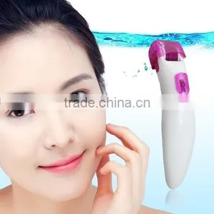 L007 Diamond Titanium Needle Vibration Skin Dermaroller for Acne Scar Removal thumbnail-1