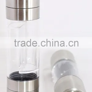 Adjustable Ceramic Grinding Mechanism Stainless Steel Salt and Pepper Grinder Set 2 in 1 Salt and Pepper Mill Set thumbnail-2