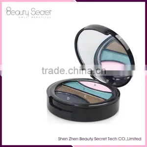 Hot!! Professional 4 Color Eyeshadow in Bronz Palette With Makeup Tool thumbnail-3