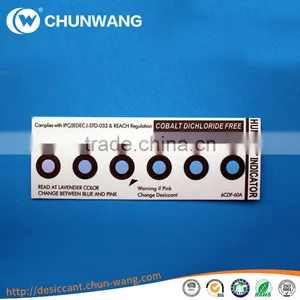 RoHS OEM Free Sample 6 Dots Humidity Indicator Sheet thumbnail-3