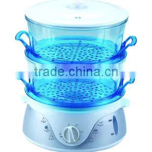 2 Tier Plastic Food Steamer thumbnail-3