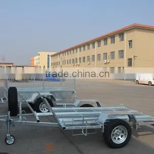 Galvanized Motorbike Trailer thumbnail-3