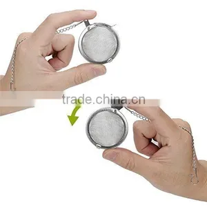 Eco-friendly Food Grade Stainless Steel Tea Infuser Ball thumbnail-2