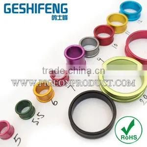 Aluminium Numeric 2.5 Finch Leg 4.5 Bands for Lovebird,rings for Pigeon thumbnail-1
