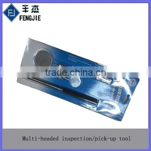 3-in-1 Telescopic Multi-headed Inspection Mirror/pick-up Tool thumbnail-5