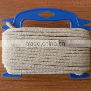 Hot Sale 6mm Natural Color Solid Braided Cotton Rope thumbnail-2