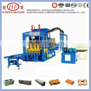 Fully Automatic Concrete Block Maker Automatic Bricks Maker Production Lines Automatic Paving Stone Makers thumbnail-1