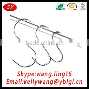 RoHS Pass OEM Unit Stainliess Steel Pigtail Hook/Pig Tail Hook S Shape thumbnail-1