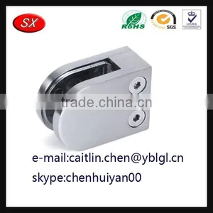 Clip 5-8mm Stainless Steel Glass Clamp Fitted Clip Shelf Bracket thumbnail-3